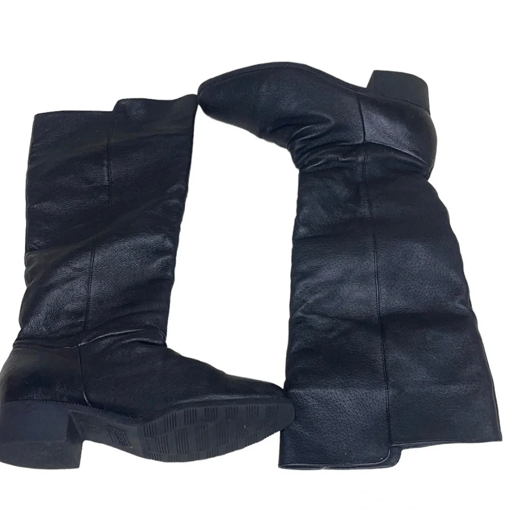Women’s Basic Editions Leather Knee High Boots Size 8.5